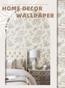 1 Roll Pvc Wallpaper For Home With Wood Panel & Ceramic Tile Design, Waterproof, Wear-Resistant, Oil-Proof And Self-Adhesive Wall Sticker Roll - Multicolor - View 1