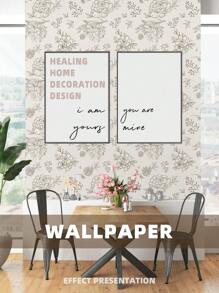 1 Roll Pvc Wallpaper For Home With Wood Panel & Ceramic Tile Design, Waterproof, Wear-Resistant, Oil-Proof And Self-Adhesive Wall Sticker Roll - Multicolor - View 3