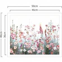 SUMGAR 1 Stück Malen nach Zahlen Erwachsene Blumen Bunt DIY Öl Leinwand Gemälde Set für Anfänger & Senior Acrylic Malen Malerei Heimwerk 40x50 cm (Ohne Rahmen) Weihnachten Paar Freund Geschenk