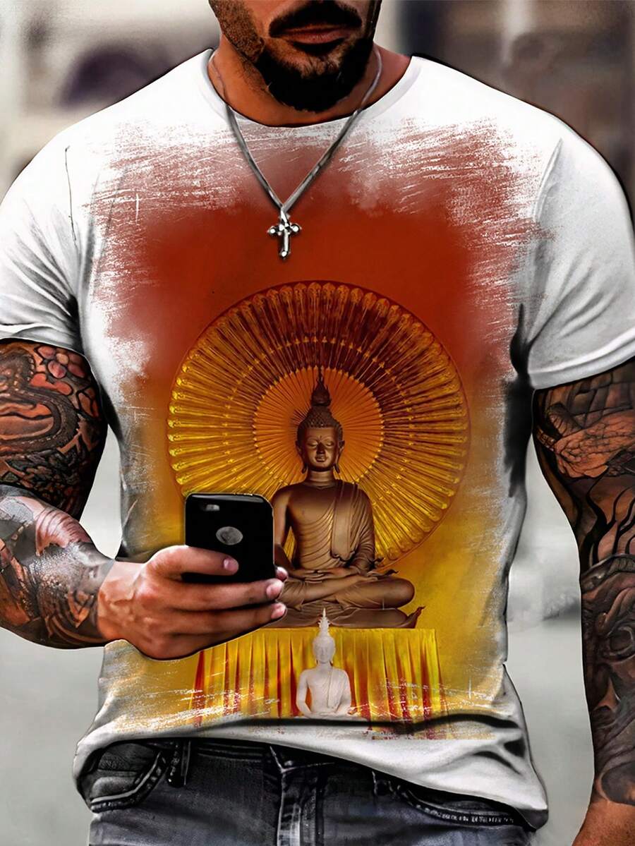 Men T-Shirts - 白色 - 查看 1