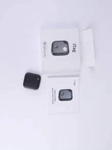 Localizador inteligente de claves antipérdida GPS Mini Tracker blanco, buscador de posición global compatible con billetera inteligente Apple IOS que usa la aplicación Encontrar mi dispositivo - Blanco - Ver 12