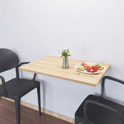 HOMCOM Mesa Plegable de Pared Mesita Auxiliar Abatible Colgante 60x40x20 cm Portátil para Cocina Comedor Dormitorio
