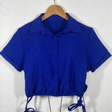 Women Tops - 藍色 - 查看 1