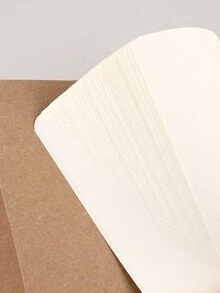 1pc Sketchbook, Blank Drawing Sketchpad For Doodling Flowers, Student Artist Graphics Tablets - Yellow - View 3