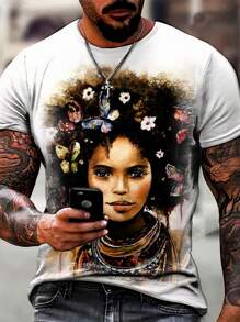 Men T-Shirts - 白色 - 查看 1