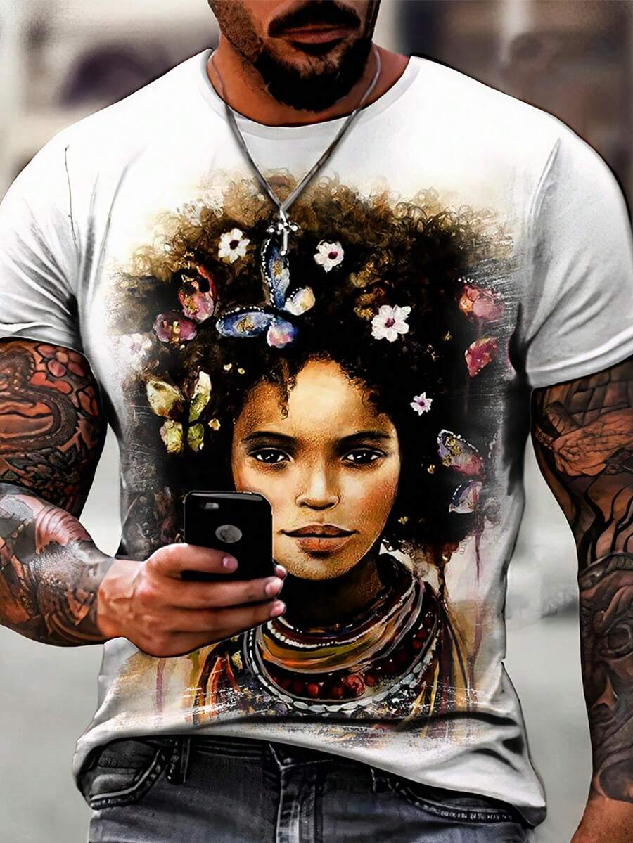 Men T-Shirts - 白色 - 查看 1