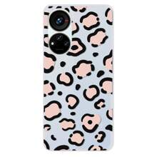 Funda Compatible con Zte  Leopardo Rosa, Protector para Zte  Animal Print uso rudo, Case para Zte  Manchas Leopardo, Carcasa para Zte  Para Mujer, a Prueba De Golpes TPU. - Transparente - Ver 1