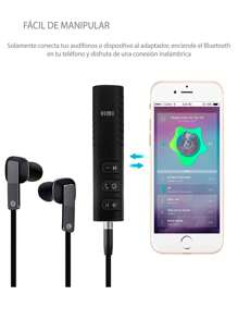 Receptor Bluetooth De Auxiliar 3.5 Manos Libres Recargable - Multicolor - Ver 8
