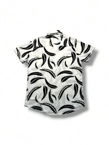 Men Shirts - 黑與白 - 查看 2