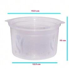 Hielera Tulipán Con Pinzas - De Plástico 10 Pz. - Blanco - Ver 2
