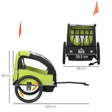 HOMCOM Baby Strollers - Green - View 3