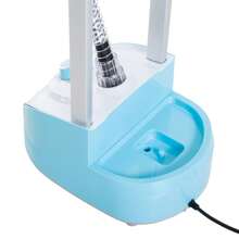 HOMCOM Centro de Planchado Vertical de Doble Barra Depósito 2L tipo Plancha de Vapor 1950W Salida de Vapor 30g/min y Temperatura Ajustable a 11 Niveles