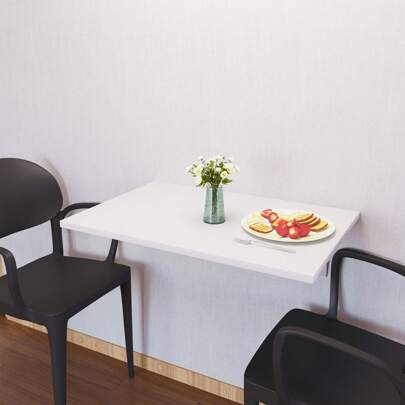 HOMCOM Mesa Plegable de Pared Mesita Auxiliar Abatible Colgante 60x40x20 cm Portátil para Cocina Comedor Dormitorio