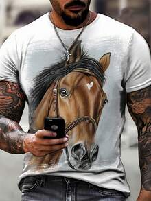Camisa Camiseta Cavalo 176