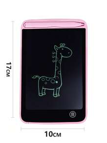 6.5 Inch Children Lcd Writing Tablet, Drawing Electronic Handwriting Board, Ebook Reader - Pink - View 5