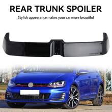 Oettinger Style Gloss Roof Boot Spoiler Fit For VW Golf R GTD GTI MK7 MK7.5 - Black - View 6