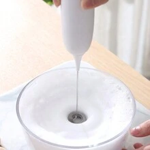 無線泡沫製造機,咖啡奶泡製造機,小型攪拌器,小型泡沫機 - 白色 - 查看 8