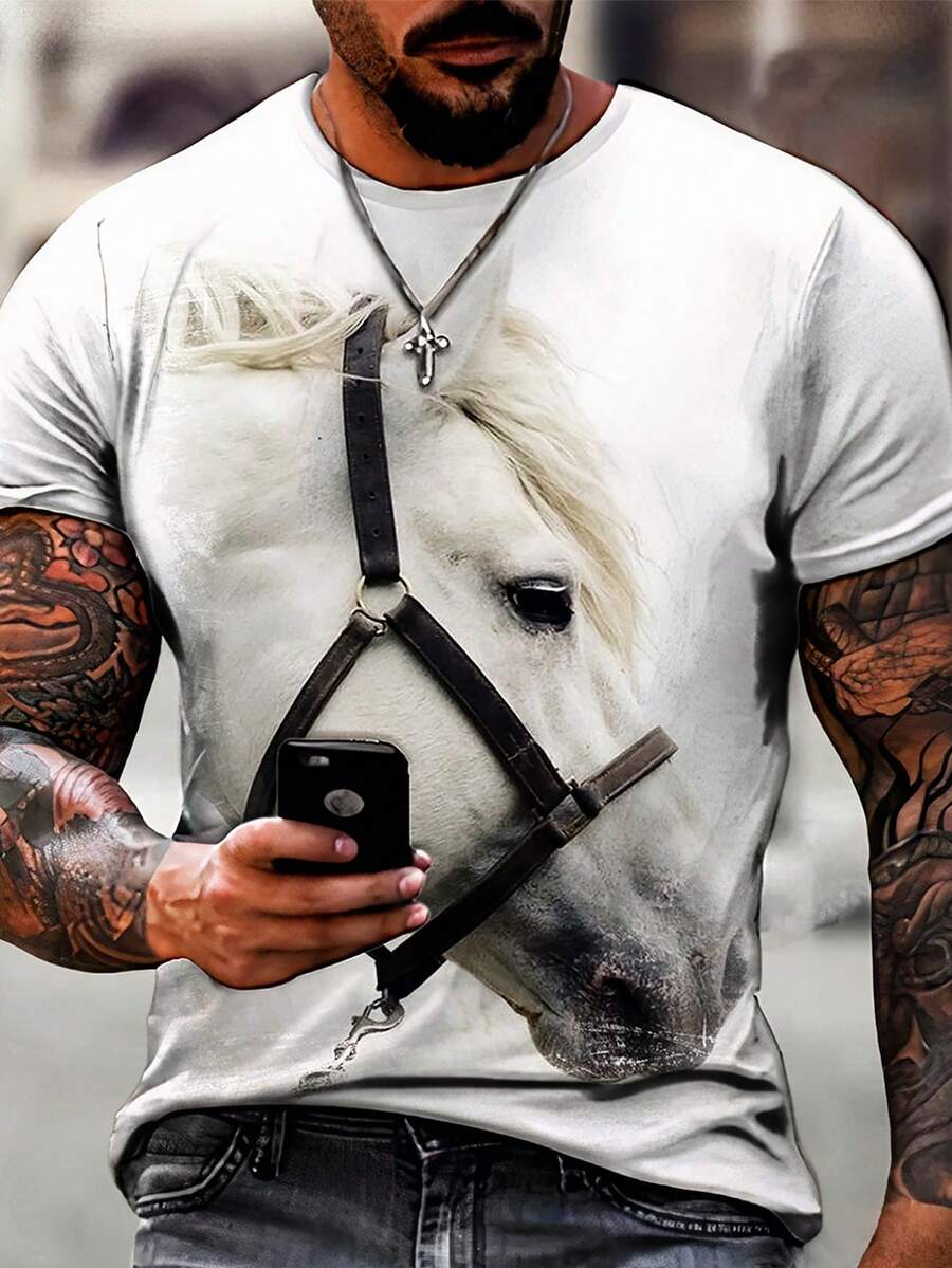 Men T-Shirts - trắng - Xem 1