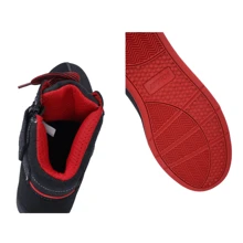 男士騎行鞋,休閒運動鞋,機車鞋,透氣、防滑、耐用,適用於街道駕駛 - 紅色 - 查看 6