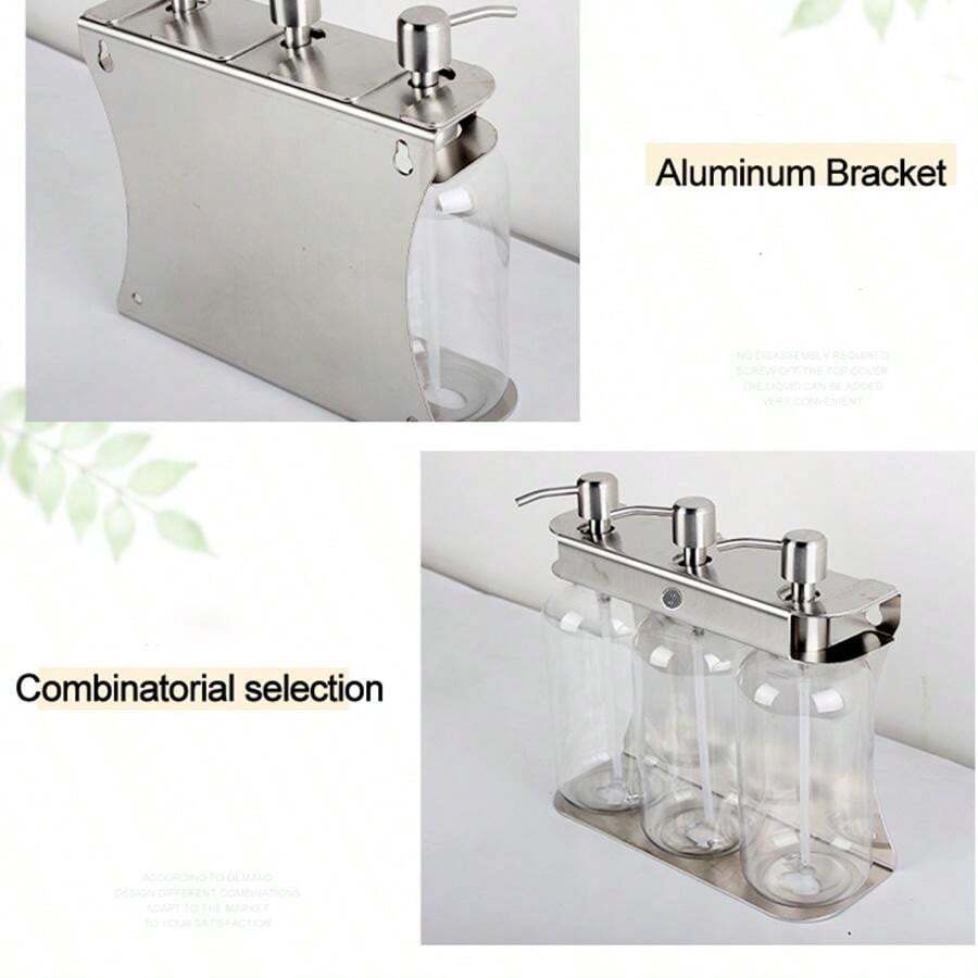 Distributeur De Sauce 3 Têtes 4 L En Inox - Pour Ketchup, Moutarde, Mayo - Design Moderne Pour Restaurant/maison