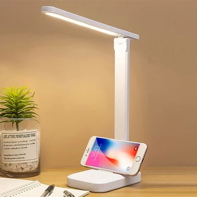 Led Desk Lamp Eye-Protection Study Reading Lamp, Writing Specific, Bedroom Bedside Lamp, Dormitory Plug-In Table Lamp