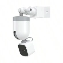 Koroao Wall Corner Mount For Blink Mini Pan-Tilt Camera ,Compatible With Other Camera Mounts With 1/4 Screw Port (White) - trắng - Xem 1