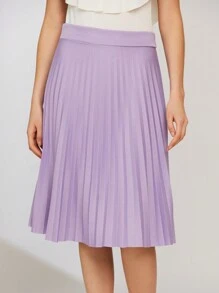 Women Skirts - Mauve Purple - View 2