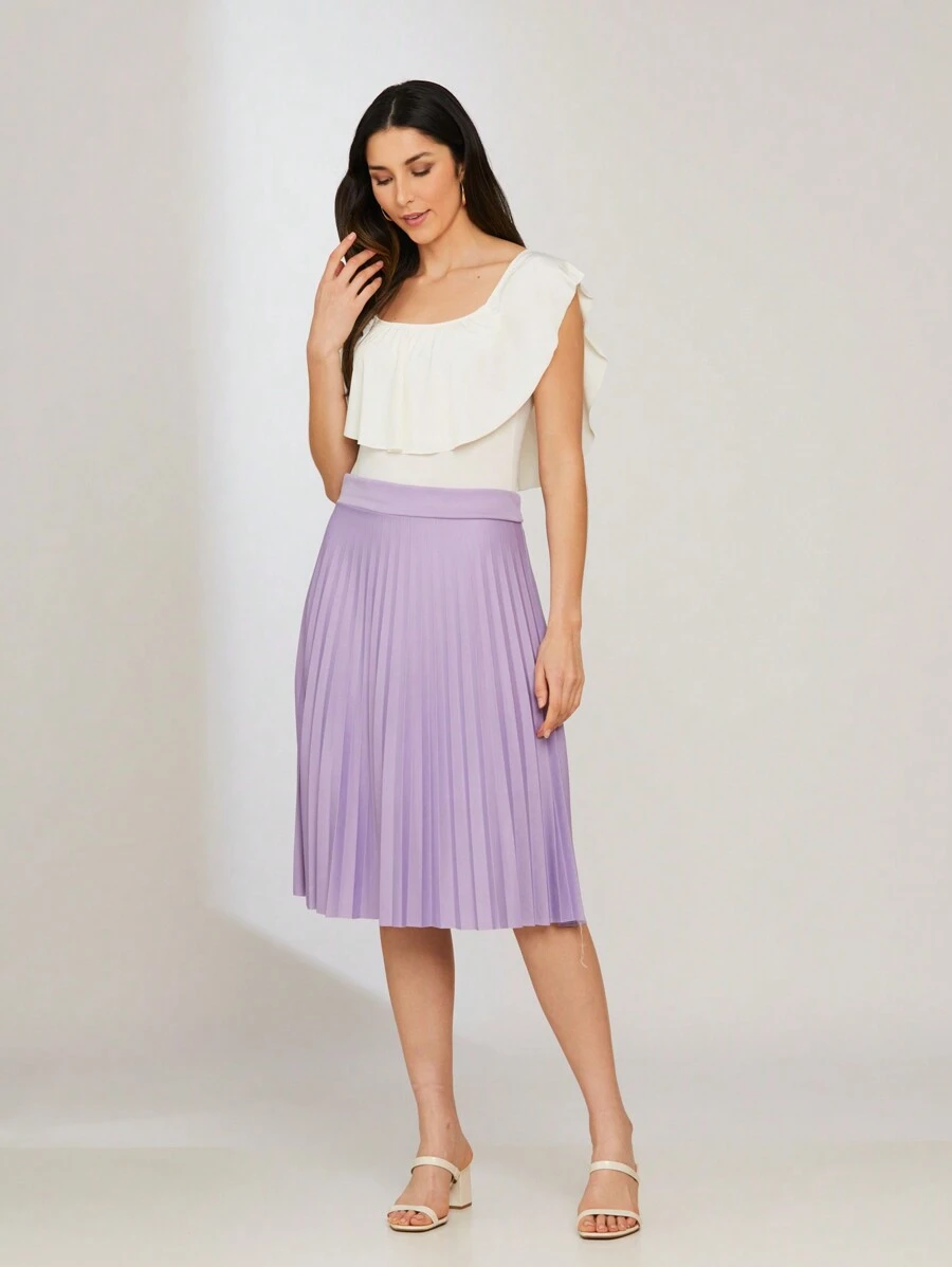 Women Skirts - Mauve Purple - View 1