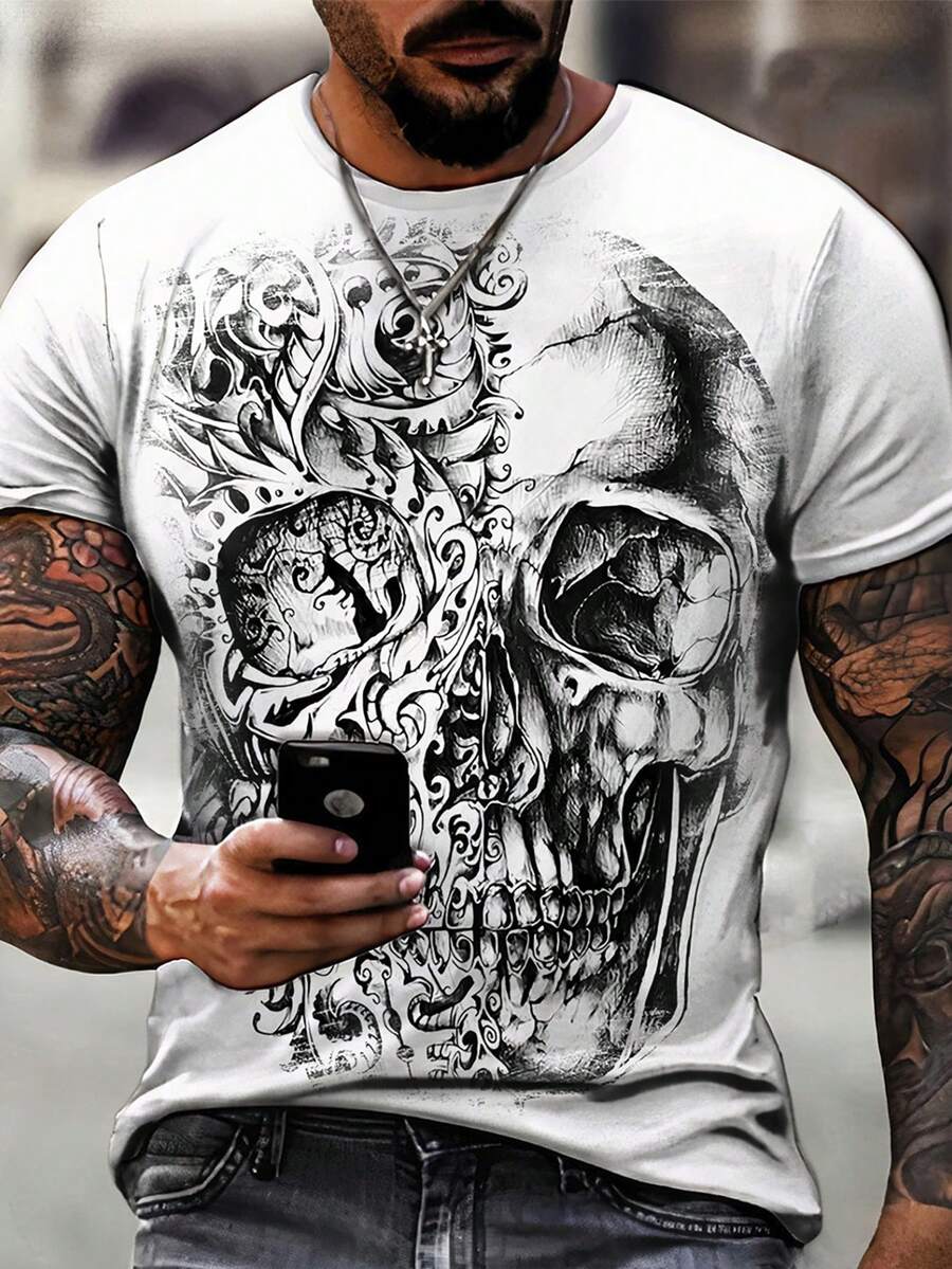 Men T-Shirts - trắng - Xem 1