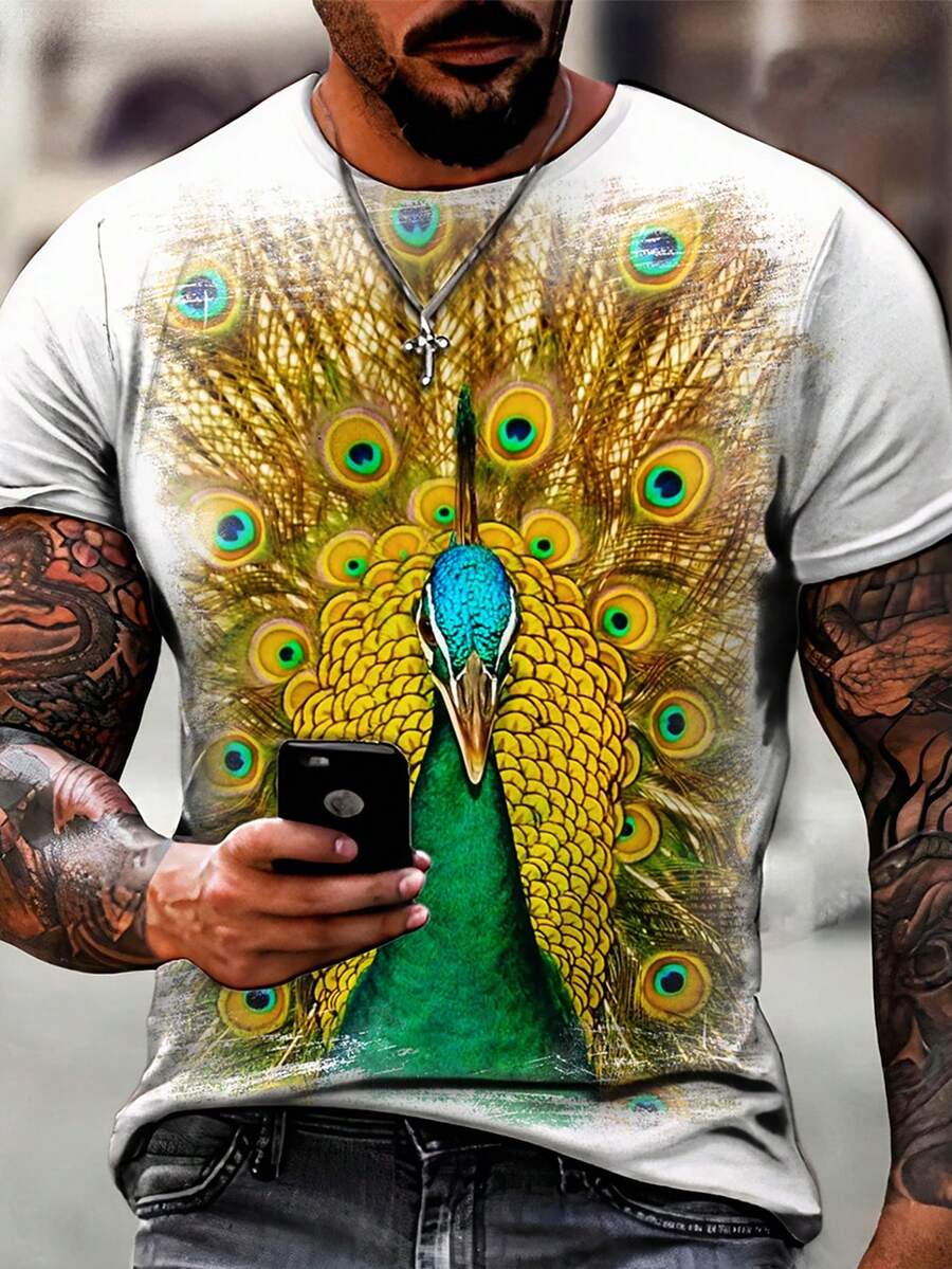 Men T-Shirts - 白色 - 查看 1