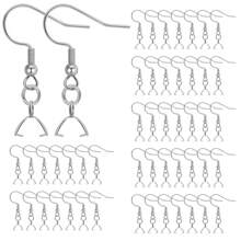 20Pcs Earring Hooks, Ear Wires Fish Hooks With Pendant Clasp, Hypo-Allergenic Jewelry Findings Parts For DIY Jewelry Making Earring Supplies , Golden Diy