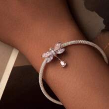 bamoer 1 PC Dragonfly/Butterfly/Flower/Bird Charm 925 Sterling Silver Charm Beads Fit Bracelet DIY Jewelry Accessories For Women Girls Valentines - Silver - View 6