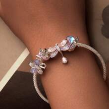 bamoer 1 PC Dragonfly/Butterfly/Flower/Bird Charm 925 Sterling Silver Charm Beads Fit Bracelet DIY Jewelry Accessories For Women Girls Valentines - Silver - View 2