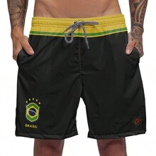 Men Shorts - 黑色 - 查看 1