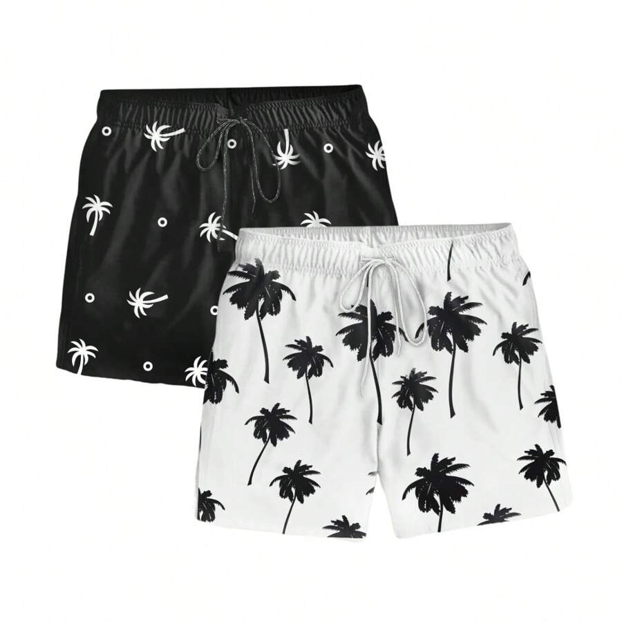 Men Plus Size Shorts - trắng - Xem 1