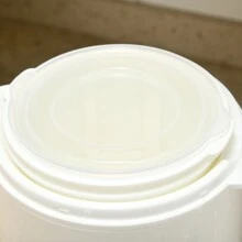 HOMCOM Yogurtera 20 W 1,5L Máquina de Yogur para Hacer Yogur Griego con Filtro Indicador de Encendido y Calentamiento a Temperatura Constante PTC 19,5x17,5x21,4 cm Blanco - Blanco - Ver 7