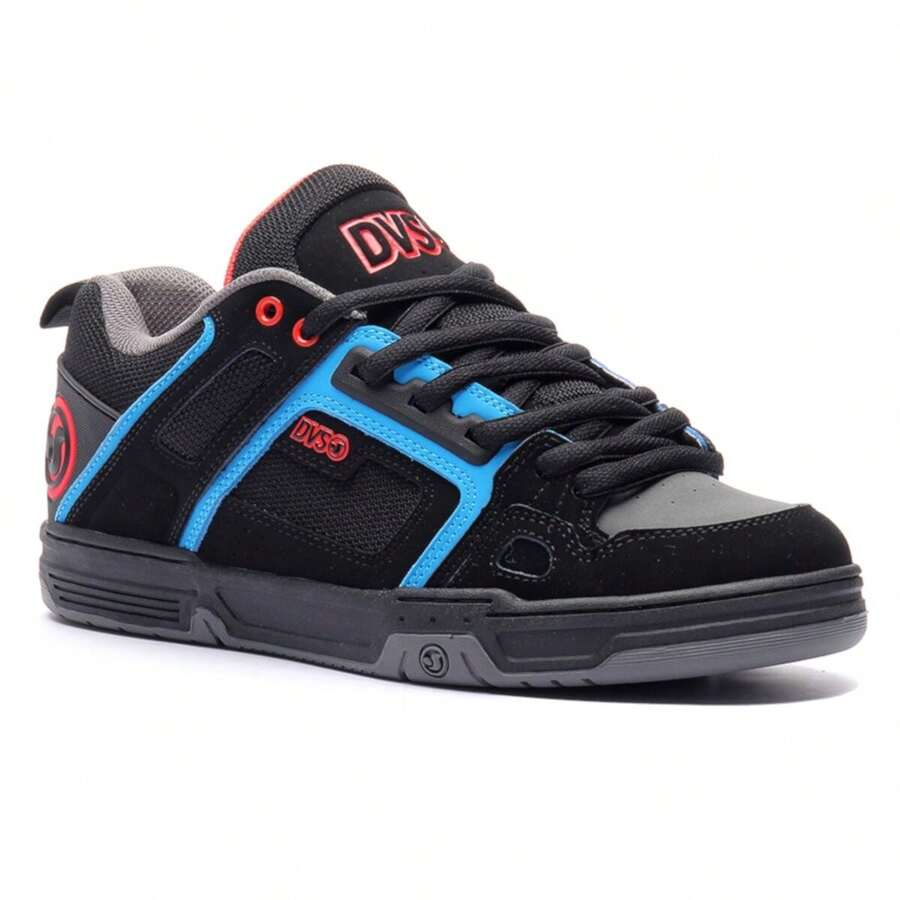 Tenis DVS Comanche 702 BLACK BLUE RED NUBUCK - Negro - Ver 1