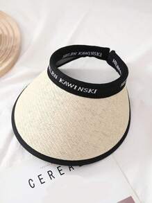 Summer Wide Brim Sun Hat For Women With Uv Protection, Breathable Outdoor Cycling Cap To Shield The Face And Block Sunlight Skull Skeleton - Empty Top - View 10
