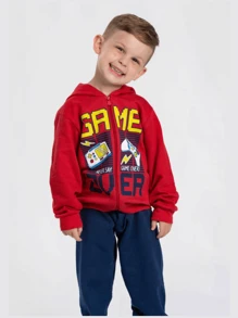 THUTHU KIDS Young Boys Sweatshirts - 藍色 - 查看 3
