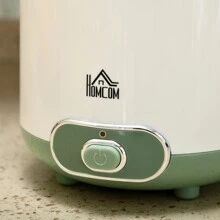HOMCOM Yogurtera 20 W 1,5L Máquina de Yogur para Hacer Yogur Griego con Filtro Indicador de Encendido y Calentamiento a Temperatura Constante PTC 19,5x17,5x21,4 cm Blanco - Blanco - Ver 9