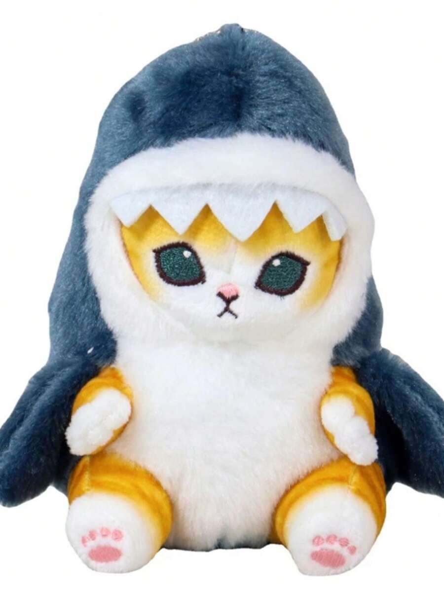 Gato gatito tiburon kawaii michii peluche - Gris Claro - Ver 1