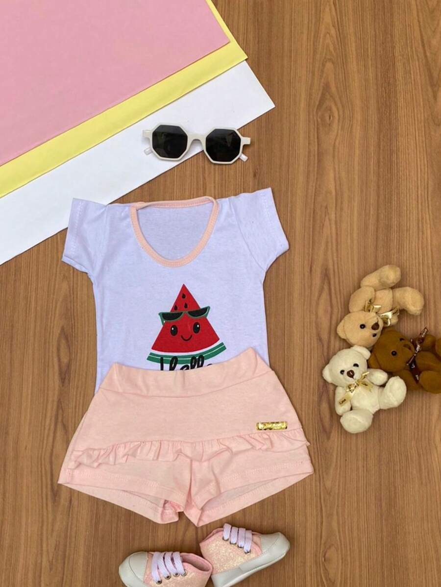 Baby Girls Sets - Màu Hồng baby - Xem 1