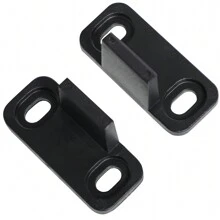 HOMCOM Herraje para Puerta Corredera 200 cm Kit de Accesorios para Puerta Corredera Carga 100 kg con 2 Rieles de Acero al Carbono Guia para Puerta de Granero 200x40x0,6 cm Negro - Negro - Ver 9