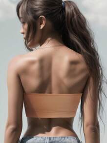 6pcs Women Strapless Seamless Anti-Slip Push-Up Bra