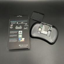 Mini Teclado WiFi con Mouse Pad Recargable para Computadoras Smart TV con teclas retro-Iluminadas 3 tonos - Negro - Ver 2