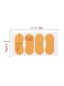 20pcs/Pack Anti-Friction Foot Care Gel Heel Pad For High Heels, Leather Shoes, Toe Cover, Invisible Ankle Blister Protector Pad Free Cut