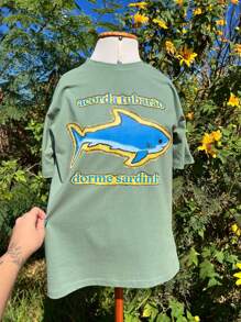 Women T-Shirts - Olive Green - View 5