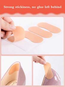 20pcs Anti-Chafing Heel Blister Pads, Invisible Self-Adhesive Blisters Relief Protector, Suitable For High Heels, Leather Shoes, Toe And Ankle
