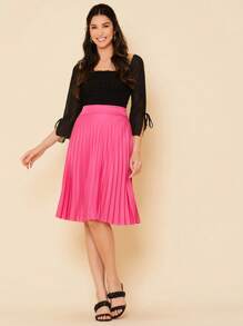 Women Skirts - Hot Pink - View 2