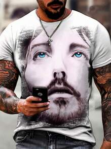 Camisa Camiseta Rosto Cristo Jesus Santos Igreja Católica